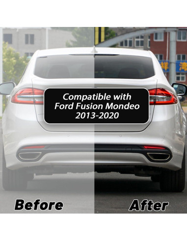 Reflector LED Rojo GEEGEETOP para Ford Fusion 2013-2020