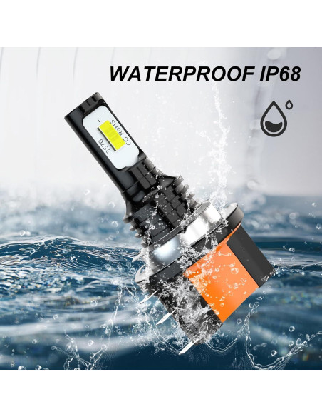 Bombillas Antiniebla H15 Yumfugu 6000K 4000LM 2 Pcs