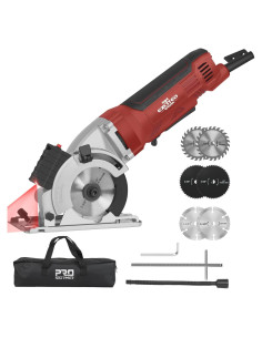 Mini Sierra Circular 4.5Amp Trabajo Emocionante 5000RPM