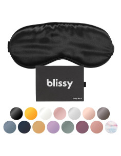 Máscara de Sueño de Seda Blissy - 100% Seda de Morera 22 Momme