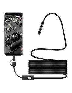 Cámara de Endoscopio MEIBAOGE 2 Metros IP67 con Luz LED