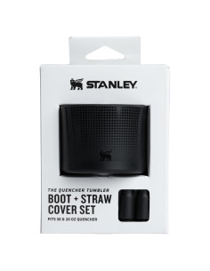 Cubierta de Bota y Tapa de Popote Stanley Quencher 30 oz Negra