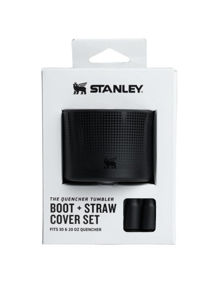 Cubierta de Bota y Tapa de Popote Stanley Quencher 30 oz Negra