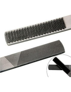 Lima de Madera 4-en-1 dophee, Acero al Carbono 20cm 2