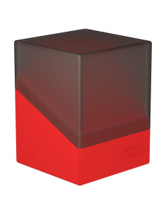 Caja para Mazo Ultimate Guard Boulder Synergy 100, Negro/Rojo