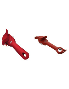 Abridor de Latas Kuhn Rikon Auto Safety 5 en 1 Rojo