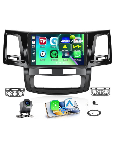 Estéreo Android 15 Fuluku 9" para Toyota Fortuner 2005-2014