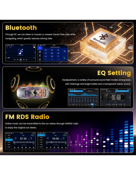 Estéreo Android 15 Fuluku 9" para Toyota Fortuner 2005-2014