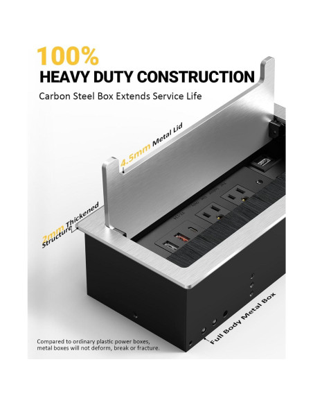 Conector de Potencia Kungfuking para Mesa de Conferencias 7 en 1