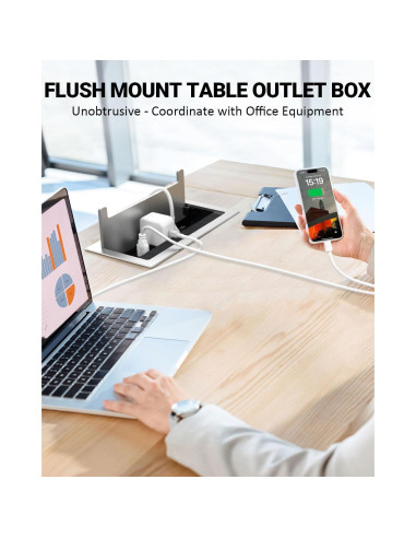 Conector de Potencia Kungfuking para Mesa de Conferencias 7 en 1