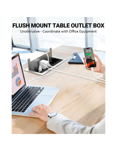 Conector de Potencia Kungfuking para Mesa de Conferencias 7 en 1