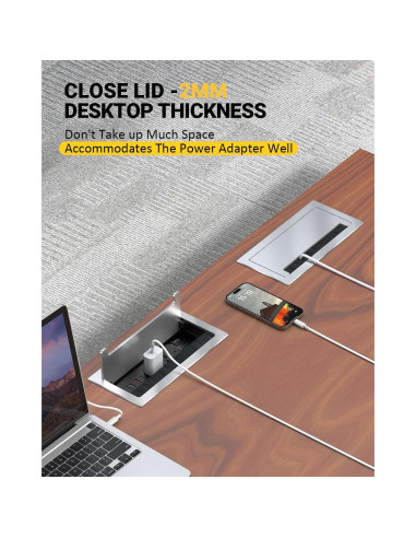 Conector de Potencia Kungfuking para Mesa de Conferencias 7 en 1