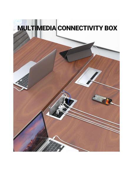 Conector de Potencia Kungfuking para Mesa de Conferencias 7 en 1
