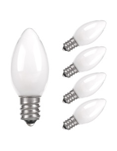 Bombillas LED Candelabro E12 Sphoon C7 0.6W 2700K Paquete de 5