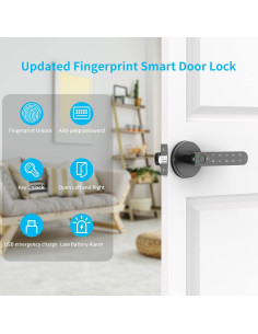 Cerradura Inteligente BAFUWEIY con Huella Dactilar y Teclado 2