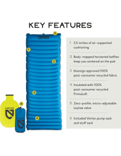 Colchón Aislado Nemo Quasar 3D 182.88x63.5cm para Camping 2