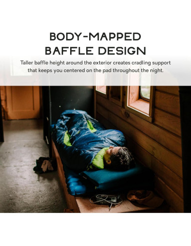 Colchón Aislado Nemo Quasar 3D 182.88x63.5cm para Camping