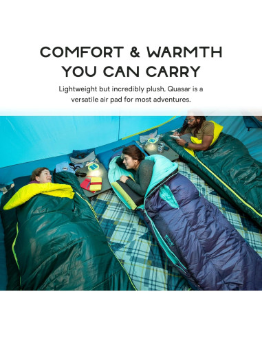 Colchón Aislado Nemo Quasar 3D 182.88x63.5cm para Camping