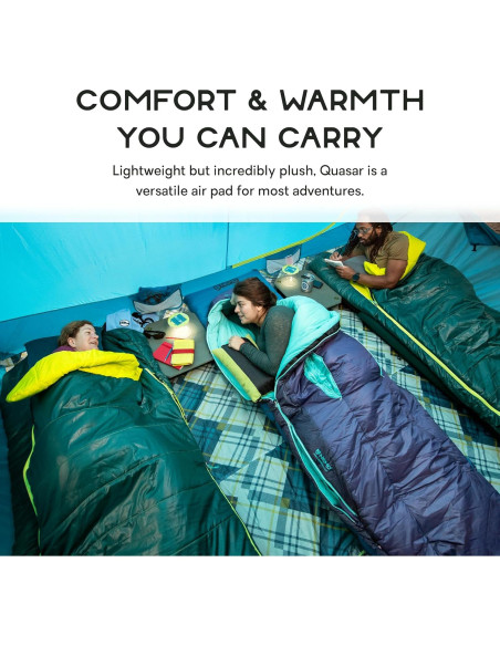 Colchón Aislado Nemo Quasar 3D 182.88x63.5cm para Camping