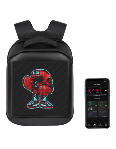 Mochila LED Multifuncional Arimepi para Laptop 18L