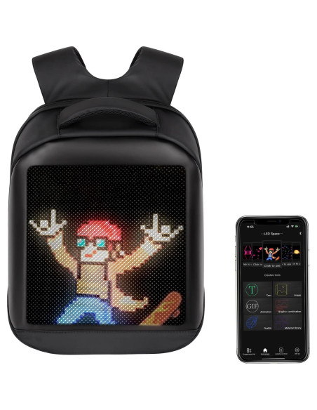 Mochila LED Multifuncional Arimepi para Laptop 18L