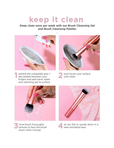 Conjunto de Brochas de Maquillaje Real Techniques 5 Piezas