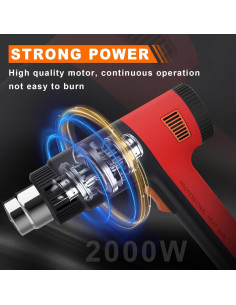 Pistola de Calor 2000W ZFULVO con Control de Temperatura 2