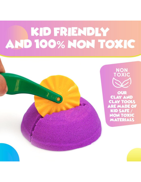 Juego de herramientas de modelado DIMROM 6 piezas para niños