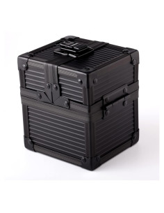 Caja de Baraja de Metal KakapopoTCG Negra para 100 cartas