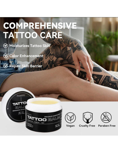 Bálsamo Hidratante para Tatuajes Pamiou 50g - Natural