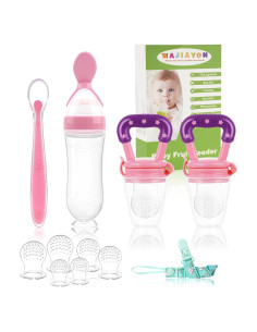 Chupete de Alimentos WAJIAYON Rosa - Silicona para Bebés