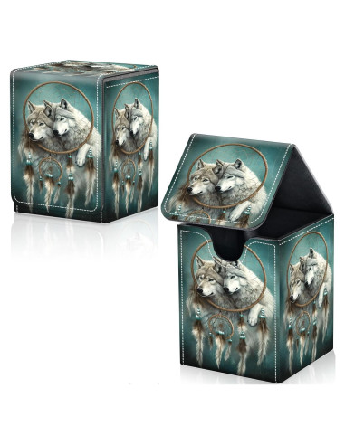 Caja de Barajas Qindaiwen Lobo Atrapa Sueños 100+ Cartas