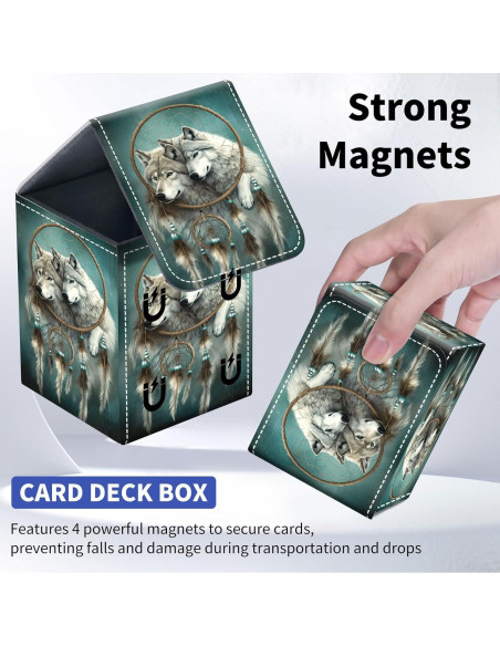 Caja de Barajas Qindaiwen Lobo Atrapa Sueños 100+ Cartas