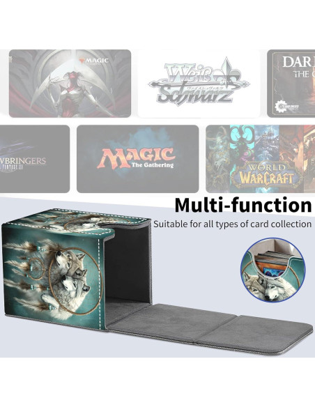 Caja de Barajas Qindaiwen Lobo Atrapa Sueños 100+ Cartas