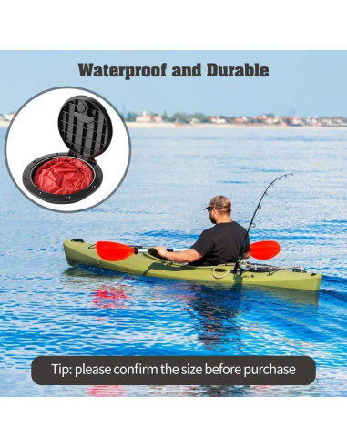 Kit de Cubierta de Escotilla Anndason 15.3 cm con Bolsa Impermeable