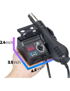 Estación de Retrabajo de Aire Caliente WEP 8858-V Compacta 2