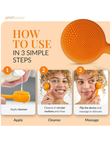 Dispositivo de Limpieza Facial PMD Clean Mini - Silicona, Impermeable, Antienvejecimiento