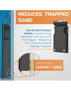 Limpiador Magnético de Acuario Flipper Estándar 12.7x6.35 cm 2