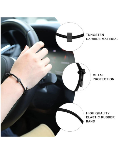 Rompeventanas de Coche Wevdn 2PCS con Carburo de Tungsteno