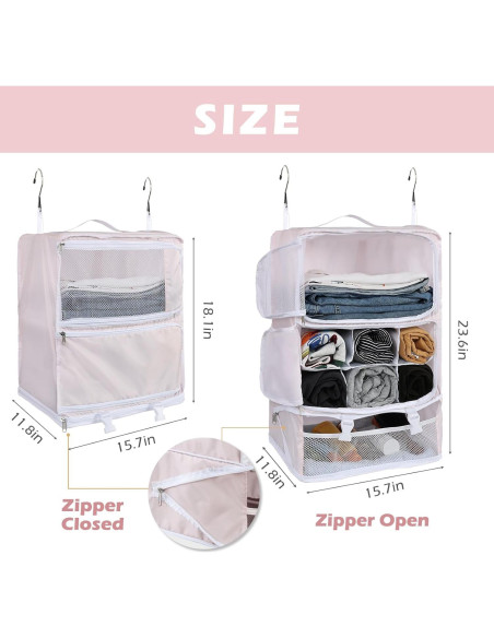 Bolsa de Almacenamiento de Viaje Surblue XXL Rosa Impermeable