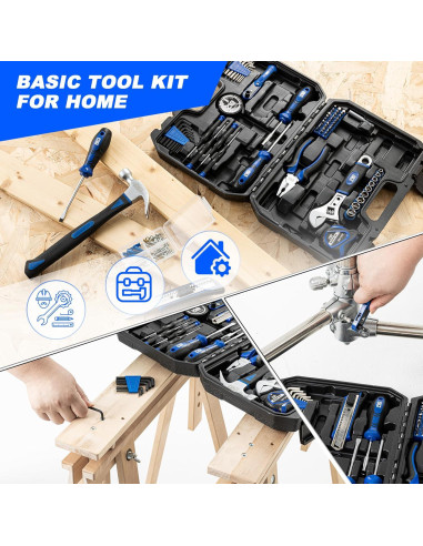 Kit de Herramientas Prostormer 160 Piezas para Bricolaje