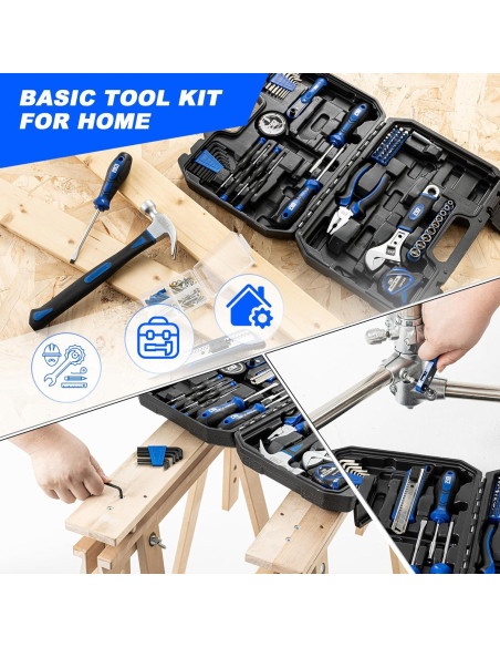 Kit de Herramientas Prostormer 160 Piezas para Bricolaje