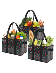 Juego de 3 Bolsas de Compras Reutilizables Foraineam 15L