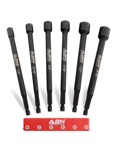 Juego de Herramientas de Conductor de Tuerca ABN 6 Piezas 15.2 cm