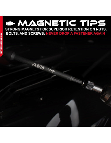 Juego de Herramientas de Conductor de Tuerca ABN 6 Piezas 15.2 cm