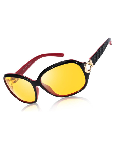 Gafas de Visión Nocturna TJUTR Lentes Amarillas Polarizadas