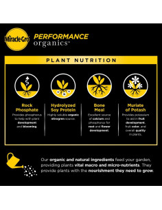Alimento para Plantas Miracle-Gro 0.45 kg - Nutrición Floral Orgánica 2