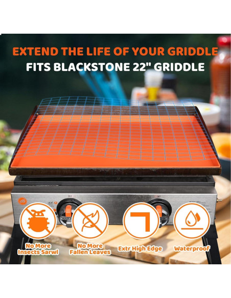 Cubierta Protectora Utheer para Plancha Blackstone 22" Silicona