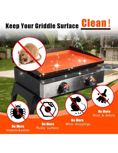 Cubierta Protectora Utheer para Plancha Blackstone 22" Silicona