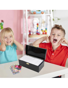 Caja de Cartas Jinkoozz Acrílico Negro para 500 Cartas 2